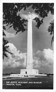 San Jacinto Museum And Monument Real Photo - Houston, Texas TX  