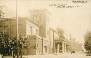 MI, Manistee, Michigan, Opera House, RPPC