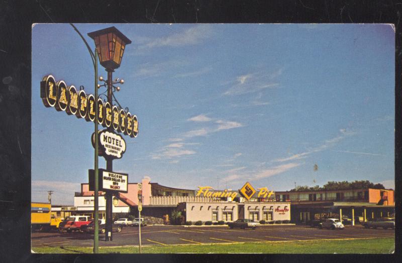 SPRINGFIELD MISSOURI ROUTE 66 THE LAMPLIGHTER MOTEL ADVERTISING POSTCARD MO.