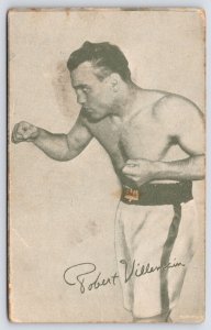 Paris France Native Boxer Robert Villemain~Profile~Everlast Boxing Shorts~Arcade