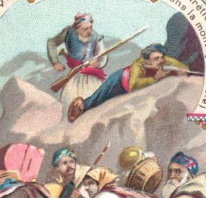 1890s Greco-Turkish War Grevena Chocolat D'aiguebelle #3 F159