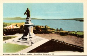 Canada Quebec Champlain's Monument