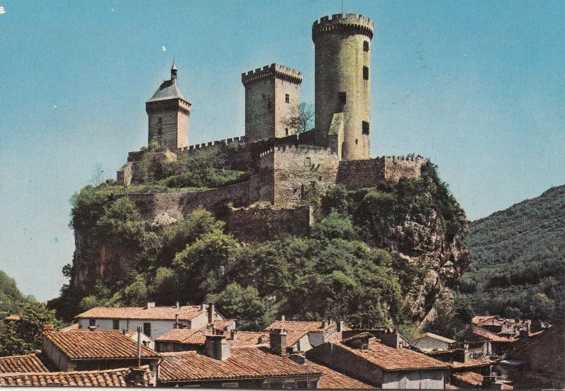 BF25538 foix ariege le chateau  france front/back image