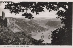 Germany Postcard - Burg Maus Mit Blick Auf St Goar Am Rhein   RS21189