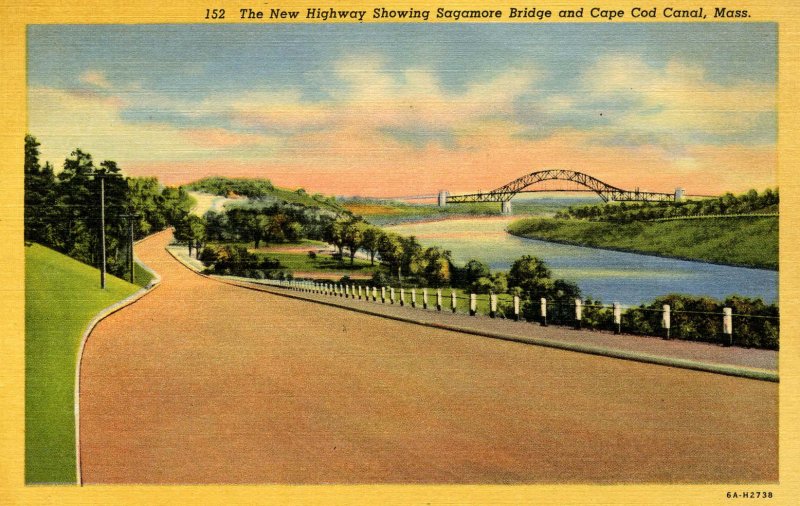 MA - Cape Cod. Sagamore Bridge & Cape Cod Canal