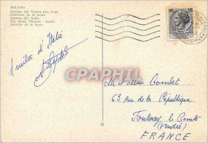 Postcard Modern Interior Milano Scala