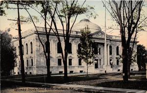 Court House Hudson New York 1910c postcard