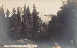 TUSCANY ITALY~PISTOIA SAN MINIATO~VEDUTA DAL MICHELANGELO~REAL PHOTO POSTCARD