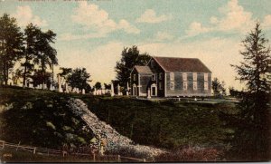 Maine Waldoboro Old German Church 1912