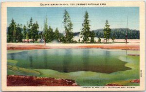 Postcard - Emerald Pool, Yellowstone National Park