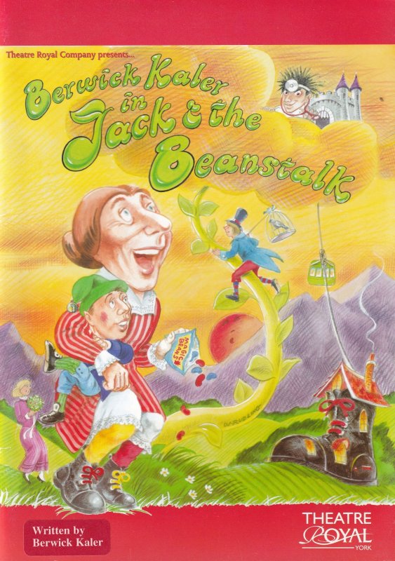 Jack & The Beanstalk Angels BBC TV Show 1990s York Theatre Programme