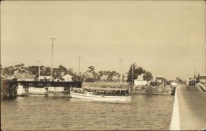 Clearwater FL (I Think) Boat Miss Buckeye c1920s-30s Real Photo Postcard