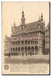 Old Postcard King's House Brussels Ancienne Halle in Pain