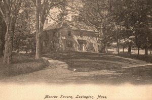 Lexington MA-Massachusetts, Munroe Tavern Museum Vintage Postcard