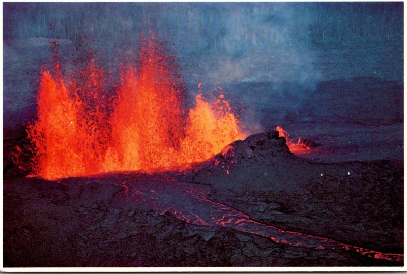 Hawaii Kilauea Volcano Eruption