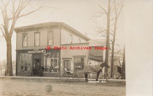 IL, Cordova, Illinois, RPPC, Erastus A. Williamson General Store, Photo