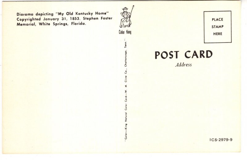 Diorama, Lyrics, Suwanee River, Florida, Black Americans