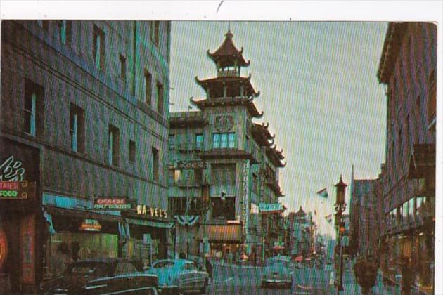 California San Francisco Chinatown At Night