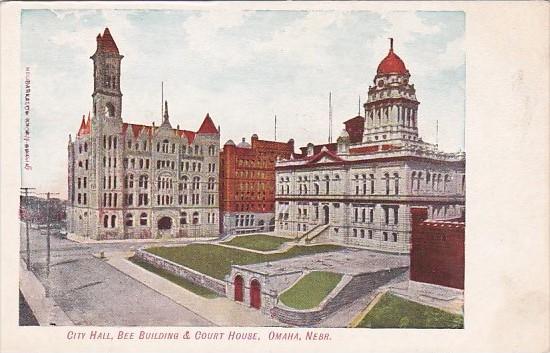 Nebraska Omaha City Hall Bee Building & Court House