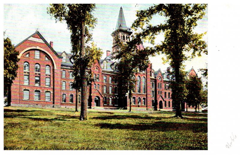 Vermont University of Burlington Main Building