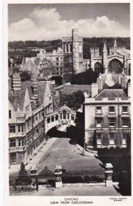 England Oxford View From Sheldonian Photo Postcard