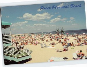 Postcard Beach scene at the new Jenkinsons Pavilion Point Pleasant Beach NJ USA