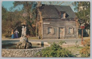 State View~Oldest Wooden Schoolhouse St Augustine Florida~Vintage Postcard