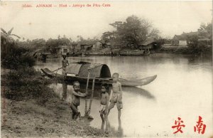 CPA AK INDOCHINA Annam Arroyo de Phu-Cam VIETNAM (959129)