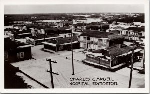 Charles Camsell Hospital Edmonton Alberta Willson Stationery RPPC Postcard H47