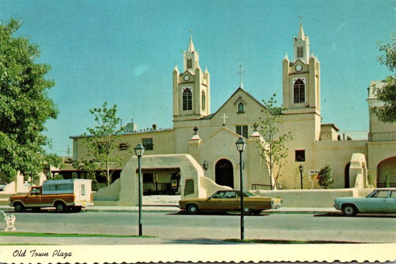 New Mexico Albuquerque Old Town Plaza San Felipe De Neri Church