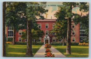 Postcard AR El Dorado Warner Brown Hospital Vintage Linen N12