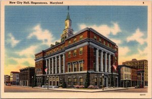 Maryland Hagerstown The New City Hall 1952