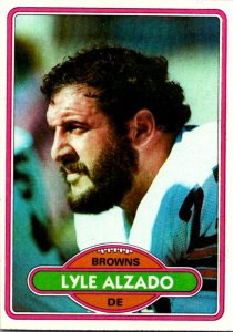 1980 Topps Football Card Lyle Alzado DE Cleveland Browns sun0408