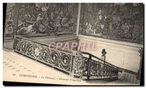 Old Postcard Compiegne Chateau Staircase & # 39Apollon