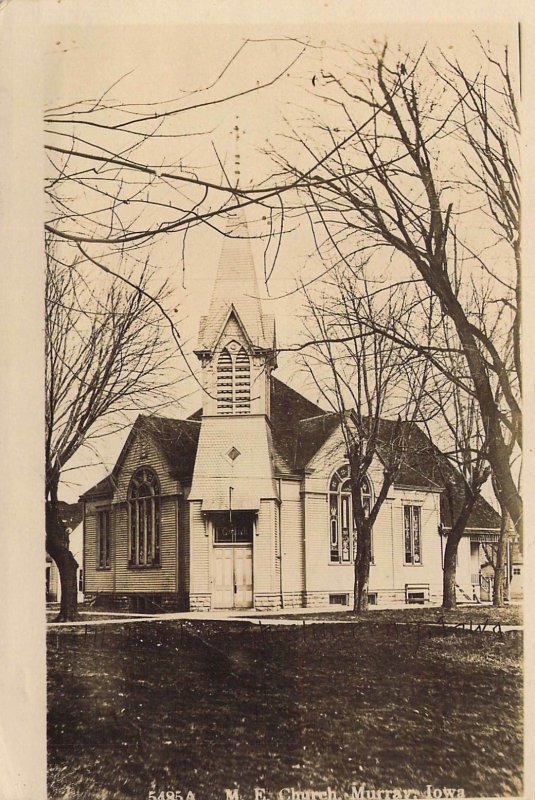 c.'12, Real Photo, RPPC, M.E. Church,Murray, IA,, Message, Old Post Card