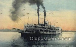 Morning Star Ferry Boats, Ship 1913 postal used 1913