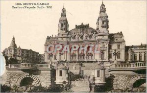 Old Postcard Monte Carlo Casino (South Facade)
