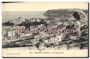 Postcard Old MONTE CARLO general view