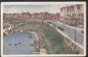 Yorkshire Postcard - Spa Boating Lake & South Side, Bridlington   RS2637