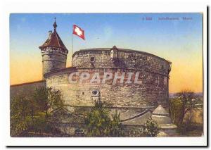 Switzerland Old Postcard Schaffhausen Munot