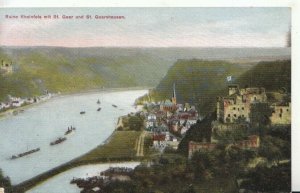 Germany Postcard - Ruine Rheinfels Mit St Goar Und St Goarshausen - TZ12192