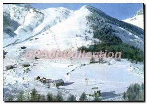 Postcard Modern Auron (A Mar) Aerial view of Chateau Nabinas and gondola