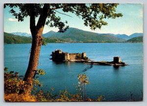 Lake Maggiore-The Cannero Castles Italy 4x6 Vintage Postcard 0448