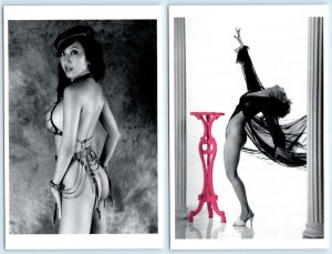 2 Postcards GUENTER KNOP Images ~ Jacky & Krysta RISQUE NUDES 1996-97 ~ 4x6