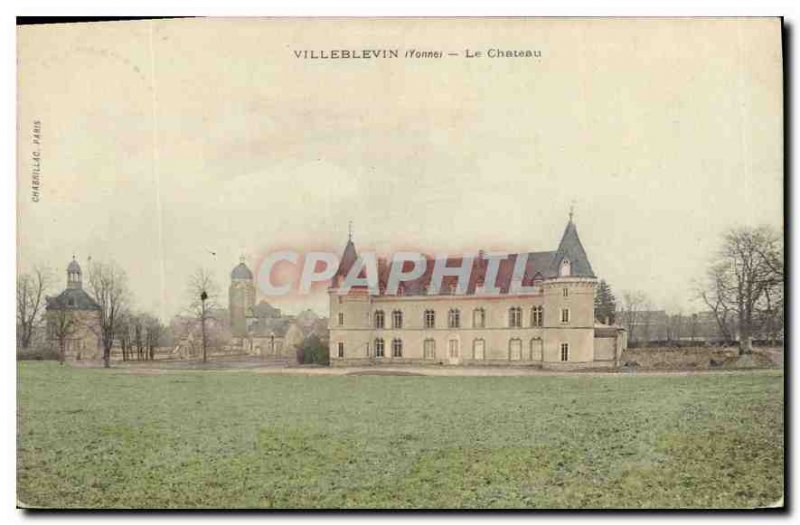 Postcard Old Villeblevin (Yonne) Le Chateau