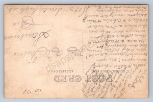 J87/ Antrim Ohio RPPC Postcard c1910 Guernsey County Street Scene Store 171