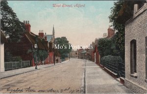 Lincolnshire Postcard - West Street, Alford   SW17993