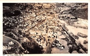 Air View Delhi, New York Postcard