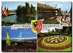 Modern Postcard Souvenir de Geneve