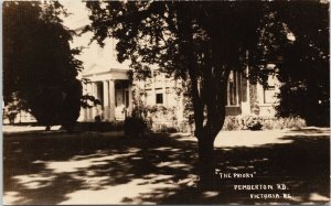 Victoria BC The Priory Home of Hon Edward Prior Pemberton Road RPPC Postcard G74